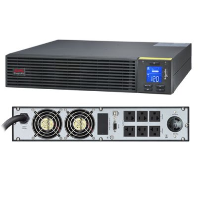 UPS-APC-ON-LINE-EASY-SRV3KRARK-DE-3000VA-3KVA-2400W-6-TOMAS-CON-LCD-120V-RACKEABLE